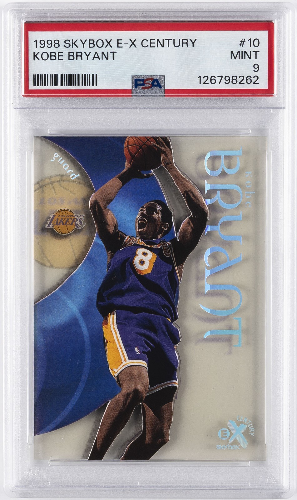 1998 Skybox E-X Century #10 Kobe Bryant PSA 9