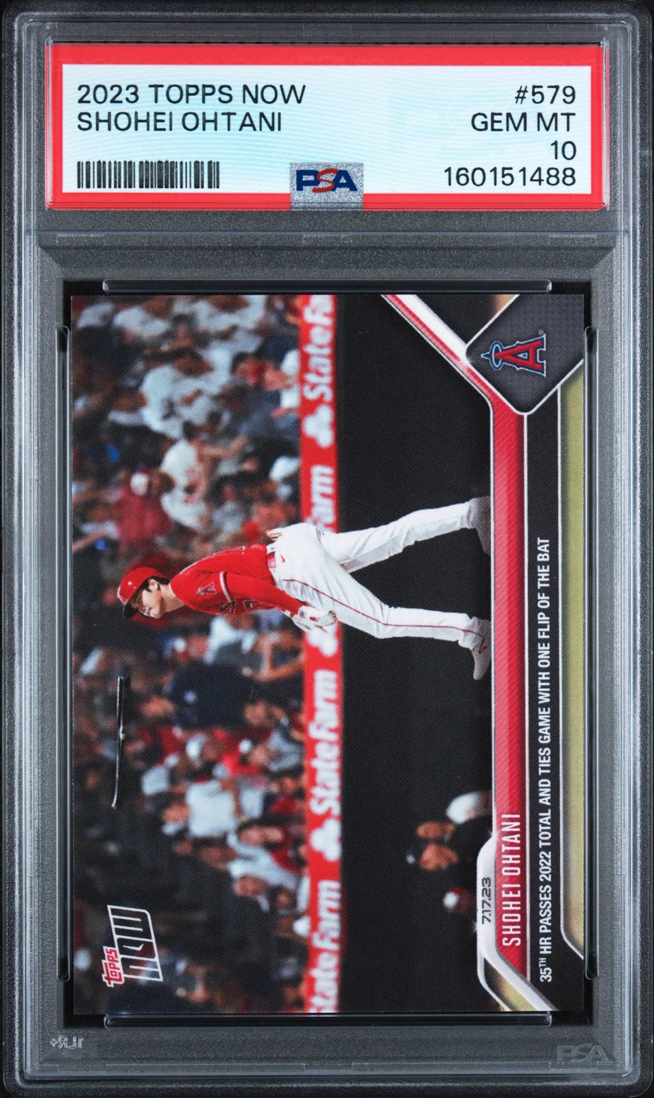 2023 Topps Now #579 Shohei Ohtani PSA 10