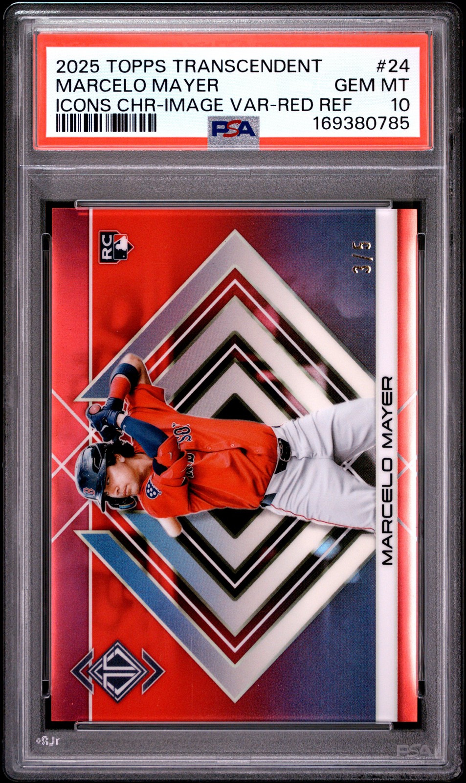 2025 Transcendent Collection Transcendent Icons Chrome Marcelo Mayer 3/5 PSA 10