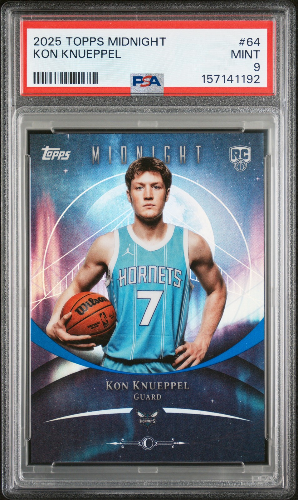 2025 Topps Midnight #64 Kon Knueppel PSA 9