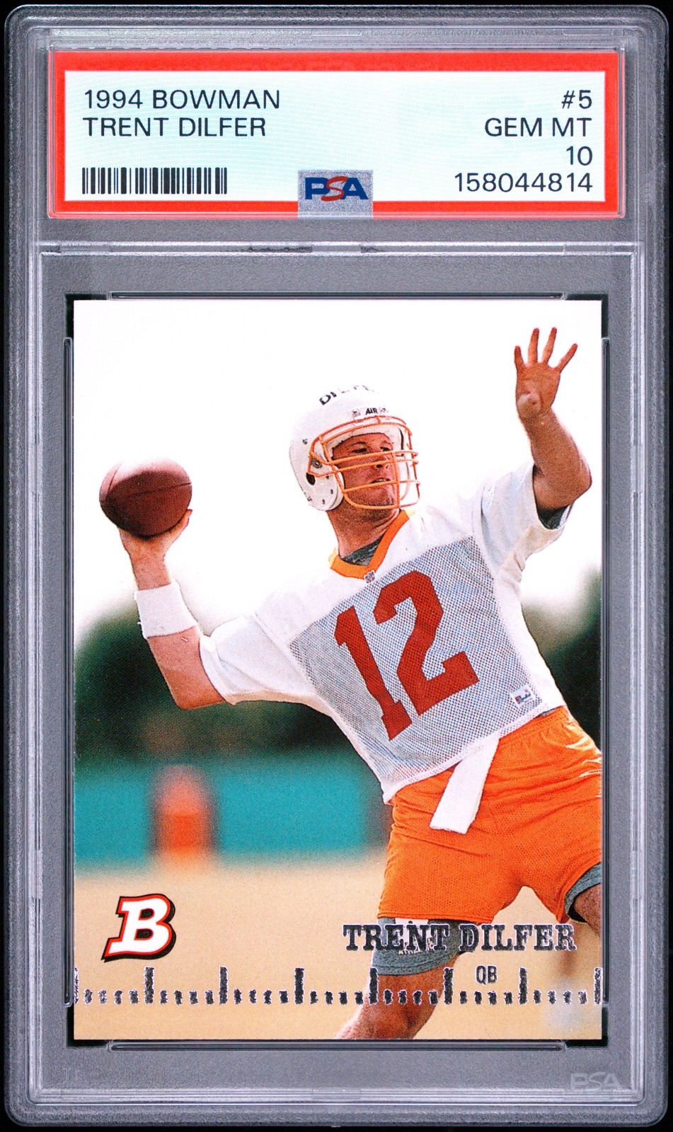 1994 Bowman #5 Trent Dilfer PSA 10